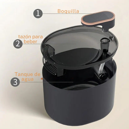 Fuente Bebedero Automática 3L – Agua Fresca Todo el Día